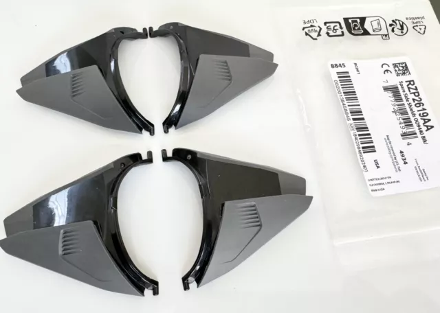 Oakley Clifden OO9440 Grey/Black Replacement Protective Side Shields 2-Pairs New