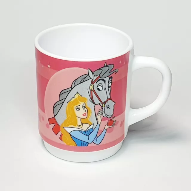 Ancien MUG Tasse LUMINARC Princesse Aurore La Belle Au Bois Dormant DISNEY