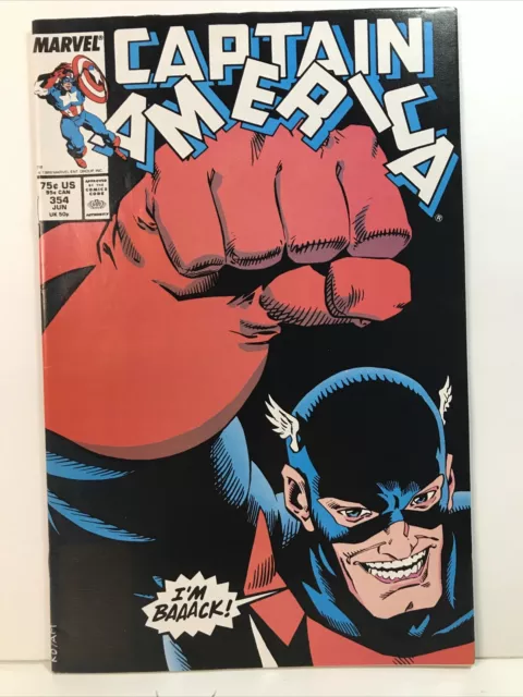 Captain America #354 NM 1989 Marvel 1st John Walker As US Agent Appearance