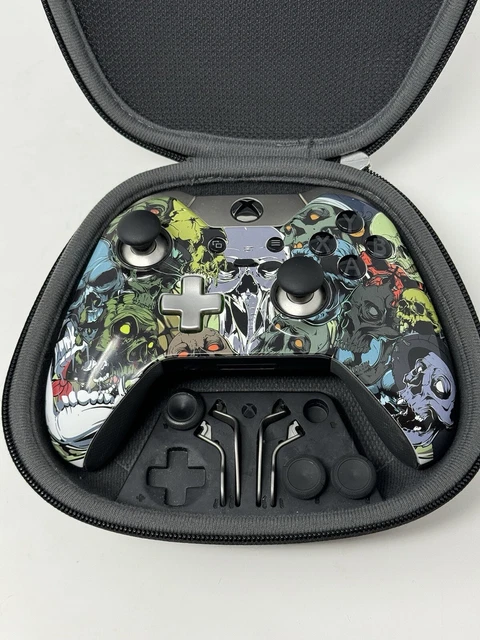 OFFICIAL XBOX ELITE Black Series 2 Wireless Controller with Case Scull ...