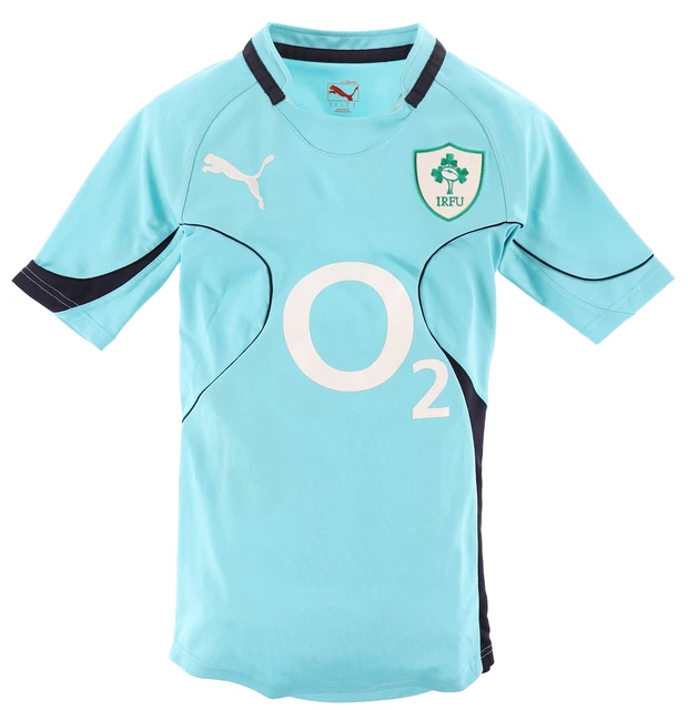 Puma Trikot Jersey Herren Gr.S Ireland Irland Rugby IRFU Blau 133359