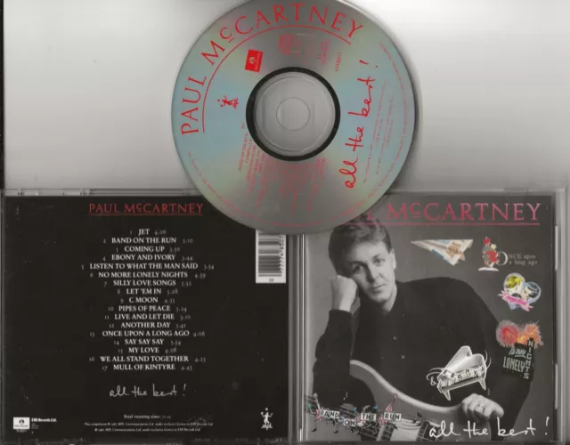 PAUL McCARTNEY All the Best! cd 1987 UK pressing Beatles Jet etc. Wings