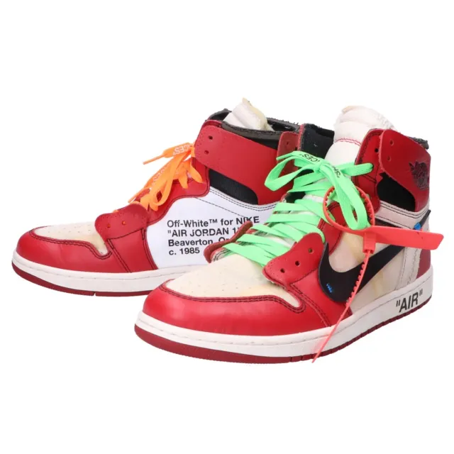 DS Nike x Off White Air Jordan 1 Chicago sz11 White/Red Virgil force AA3834  101