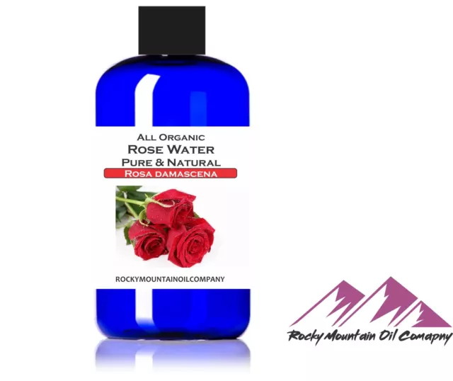 Organic Rose Water Skin Toner -All Natural- Imported From Morocco