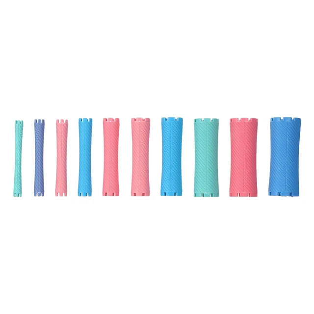 100 un. rodillos de cabello rodillo de cabello ondulado caña Perm reutilizable rodillo de cabello peinado