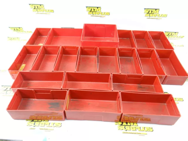 Lot Of 20 Lista Tool Cabinet Organizer Trays X-286 X-1312 Pb-7