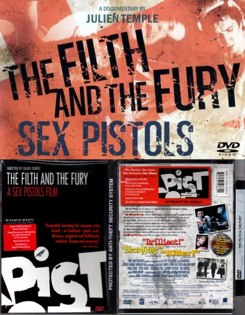 DVD Punk Rock THE FILTH AND FURY Sex Pistols Sid Vicious SNAPCASE R1 OOP NEW