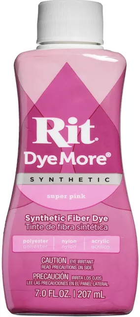 Rit Dye More Synthetic 7oz-Super Pink 020-95