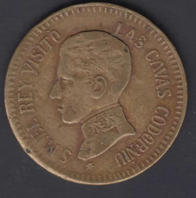 Spain Medal Visit Alfonso XIII A The | Codorniu 1904