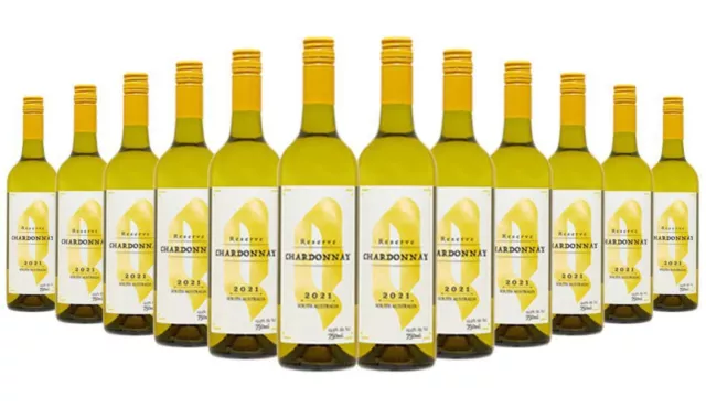 Q Reserve Australia Chardonnay 2021 - 12 x 750ml RRP$240 Free S/R