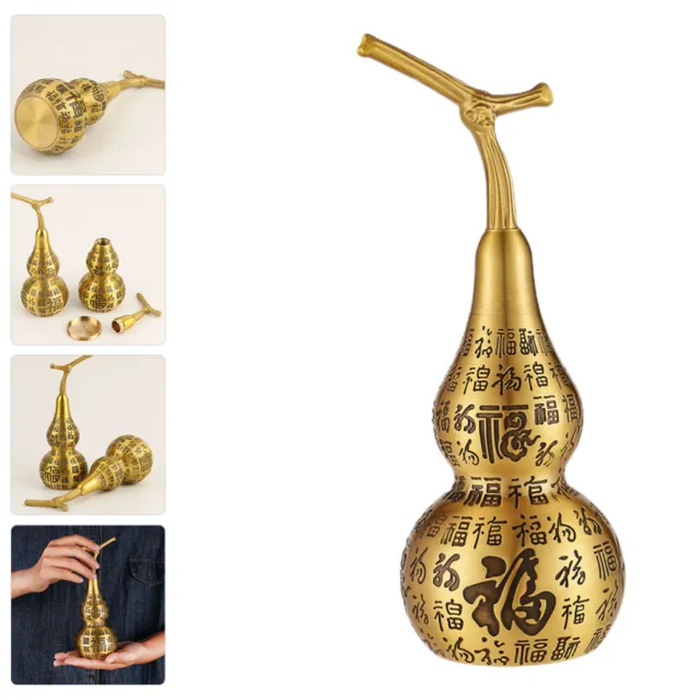 Gourd Ornaments Brass Bagua Gourd Gourd Statue Chinese Decoration Gift