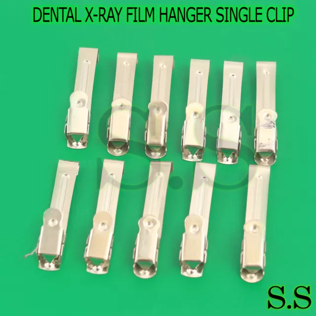 50 Dental X-Ray Film Hanger Single Clip For X-Ray Film