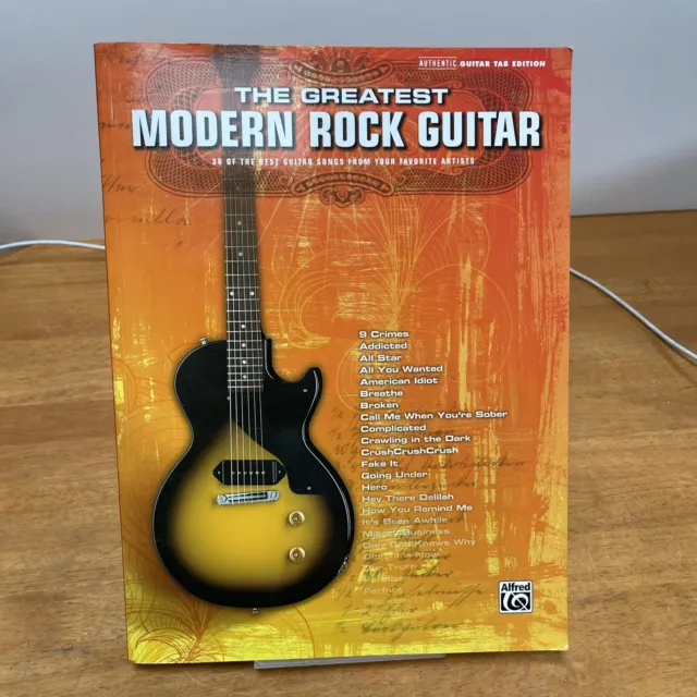 MODERN ROCK HITS EASY GUITAR PLAY-ALONG GUITAR TAB By Hal Leonard Corp Paperback