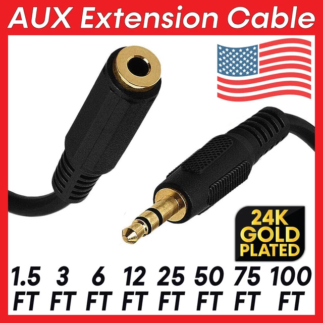 Nuovo 3.5mm Femmina A 3.5mm Femmina Jack Stereo Connettore Accoppiatore Adattatore Cavo Audio Di Estensione Per MP3 DVD Cuffia Auto AUX - Foto 7