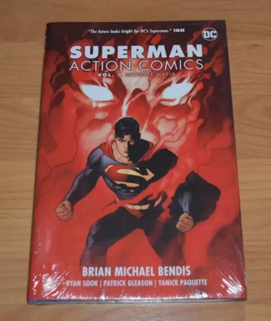 DC Comics Superman Action Comics Vol 1 Invisible Mafia Hardcover New Sealed