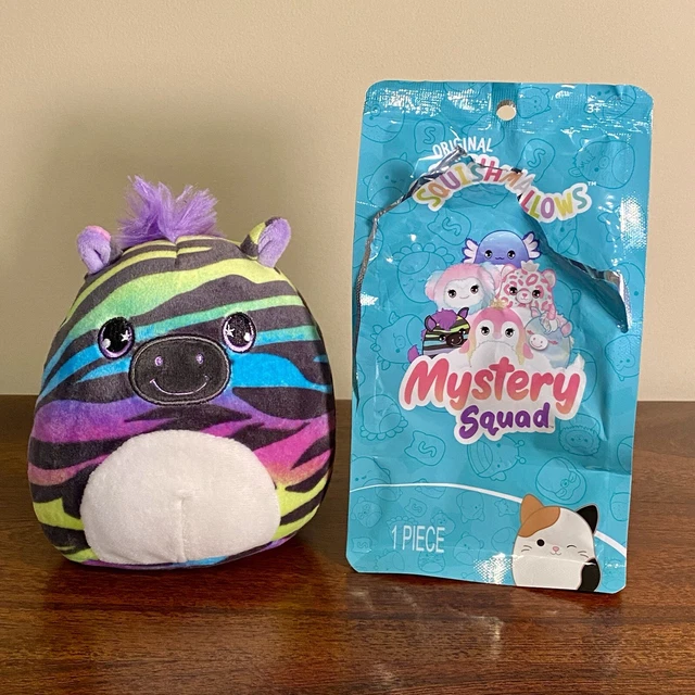 SQUISHMALLOW MYSTERY BAG Series 2 Ravalia the Rainbow Zebra Plush 5