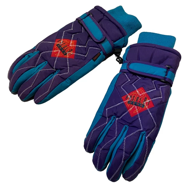 VTG Absolut Zero Gloves Large Snow Ski Snowbord Winter Thinsulate 80’s 90’s