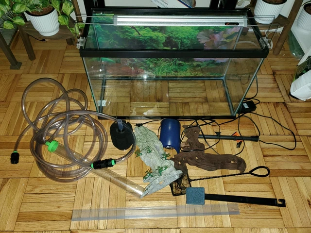 30 Gallon Aquarium with Accessories - $225