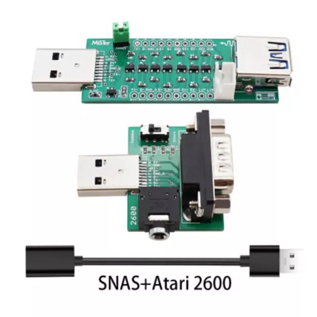 Adaptador SNAC convertidor de gamepad USB3.0 para placa externa DE10-Nano Mister IO 3