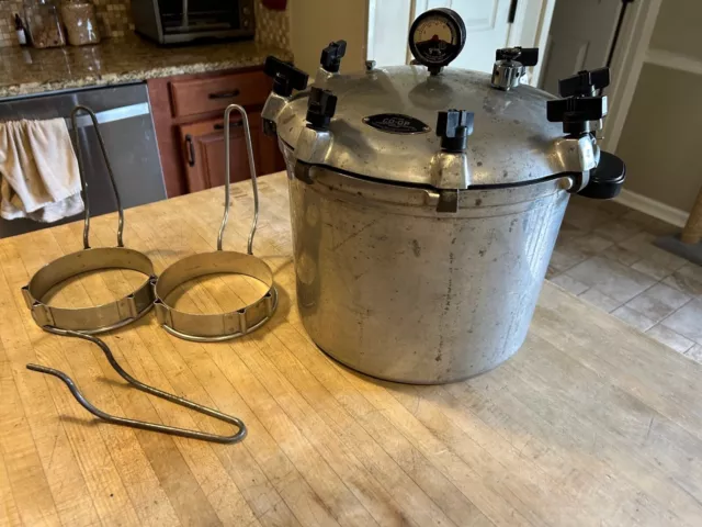 VTG CO-OP PRESSURE COOKER, USA - 1930-50's? W/Extras ** See Pics-Size?(it's big)