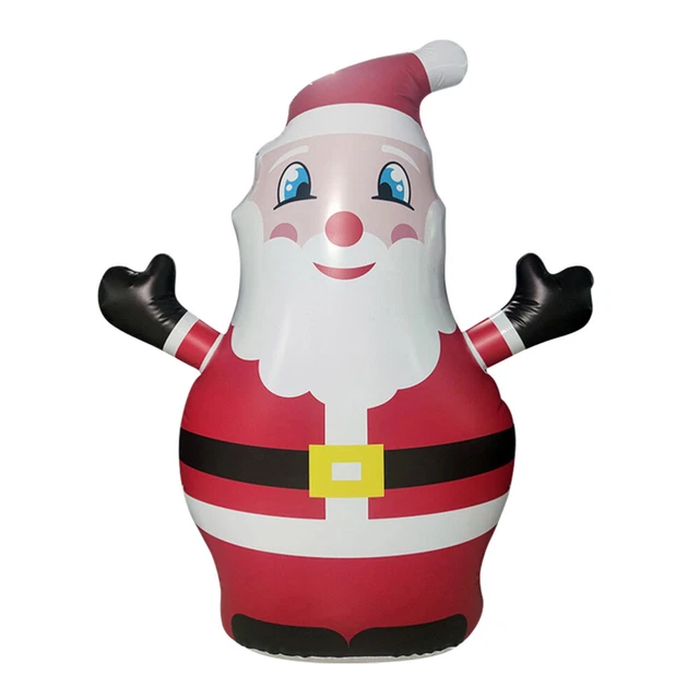 Babbo Natale componente elettronico gonfiabile decorazione natalizia rosso