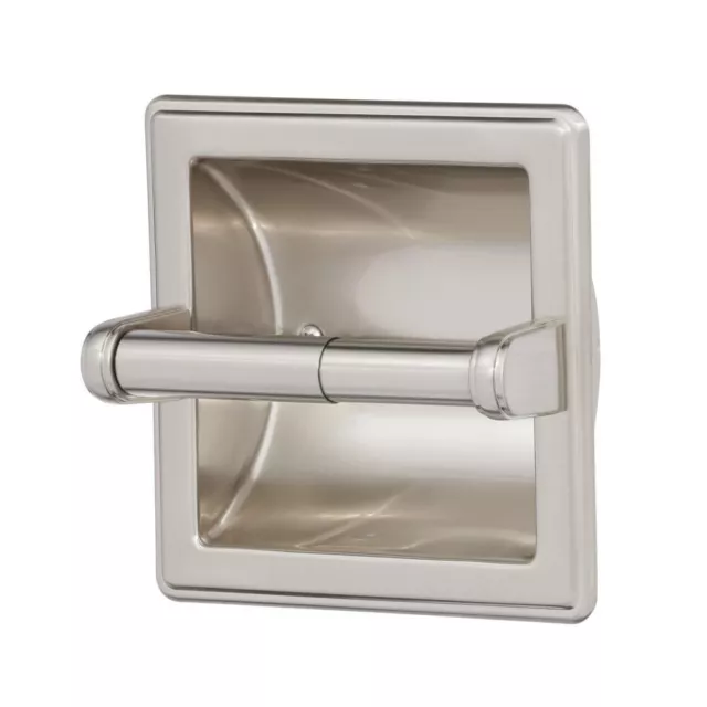 Franklin Brass Jamestown Recessed Toilet Paper Holder Satin Nickel 9097SN