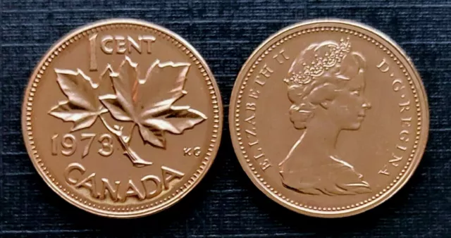 Canada 1973 Proof Like Small Cent - Penny!!