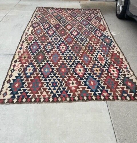antique kilim 19th century rug 6x9