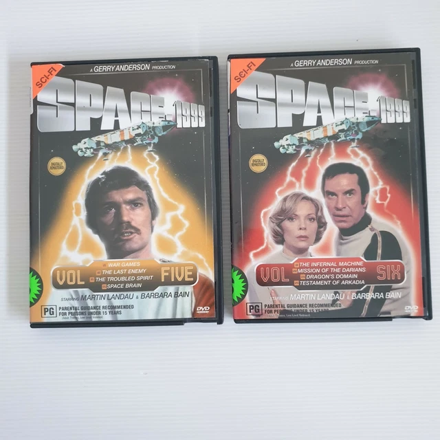 Space 1999 Vol 5 & 6 DVD Series Region 4 ex rental