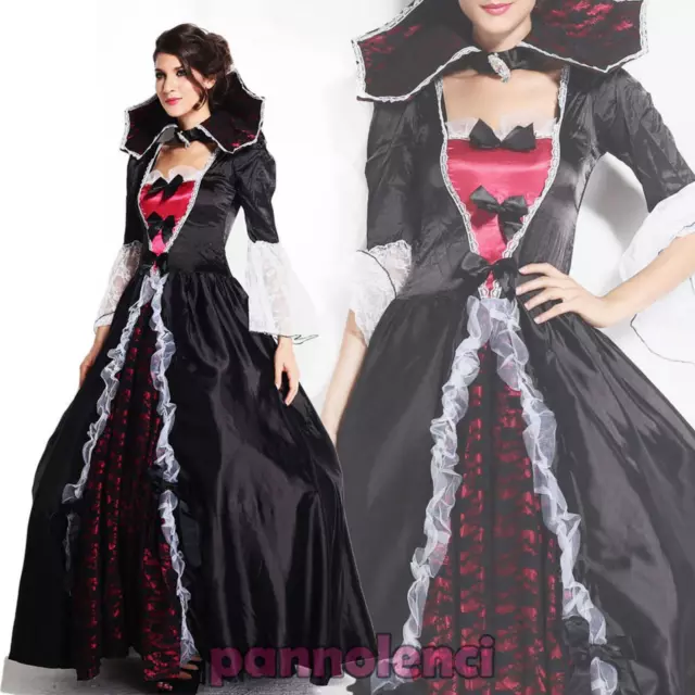 VESTITO CARNEVALE DONNA costume strega vampiro deluxe Halloween nuovo  DL-1339 EUR 69,90 - PicClick IT