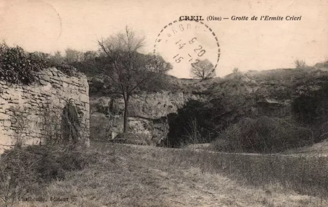 CPA 60 - CREIL (Oise) - Grotte de l'Ermite Cricri