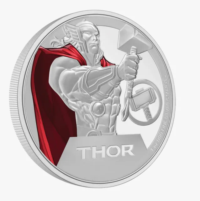 Marvel Thor Classic 1oz Silver Coin Niue 2023