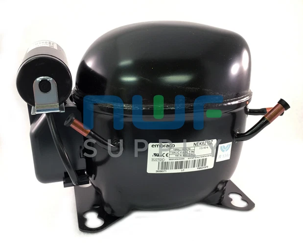 Embraco EGU90HLCW Replacement Compressor FF10HBX R134a 115V 1 YEAR