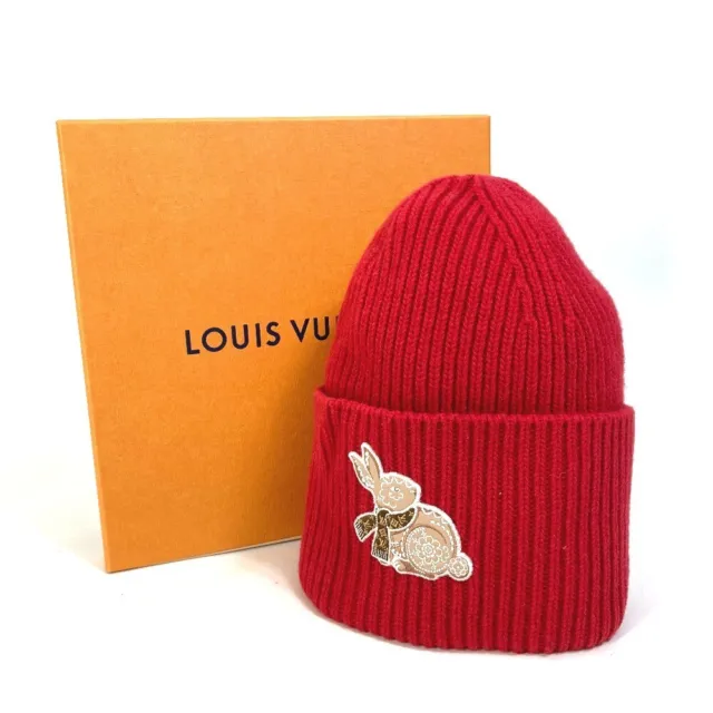 Louis Vuitton, Accessories, Authentic Louis Vuitton M767 Monogram Bonnet Lv  Hat Beanie Knit Cap Knit Hat W