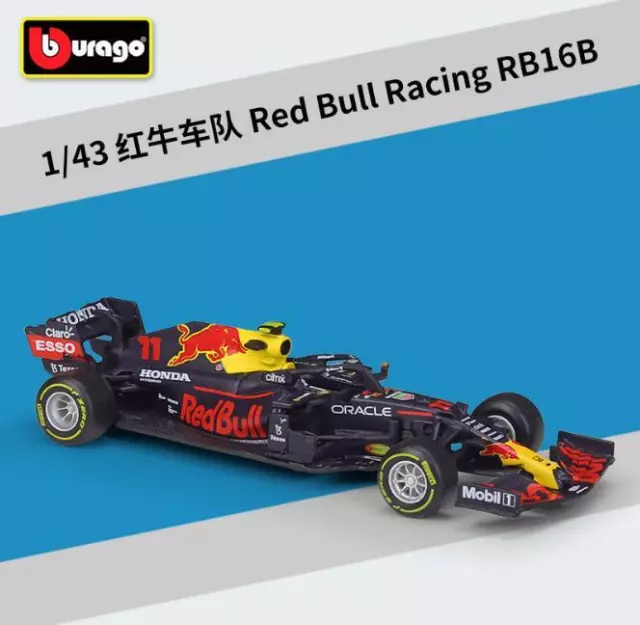 BBURAGO 1:43 F1 Formula Red Bull Racing Car RB13 #33 Max ...