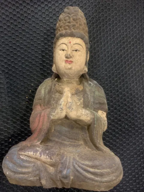 Large Chinese Old Wood Hand Carved *KwanYin* Statue !!!!!!!