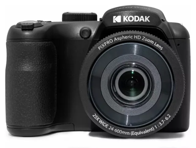 Kodak Bridge Digital Camera PIXPRO AZ255 16MP 25x Optical Zoom 1080p Video Black