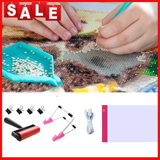 DiamondDIY pintura A4 LED almohadilla de luz LED tablero de dibujo tablero de copia juego de herramientas