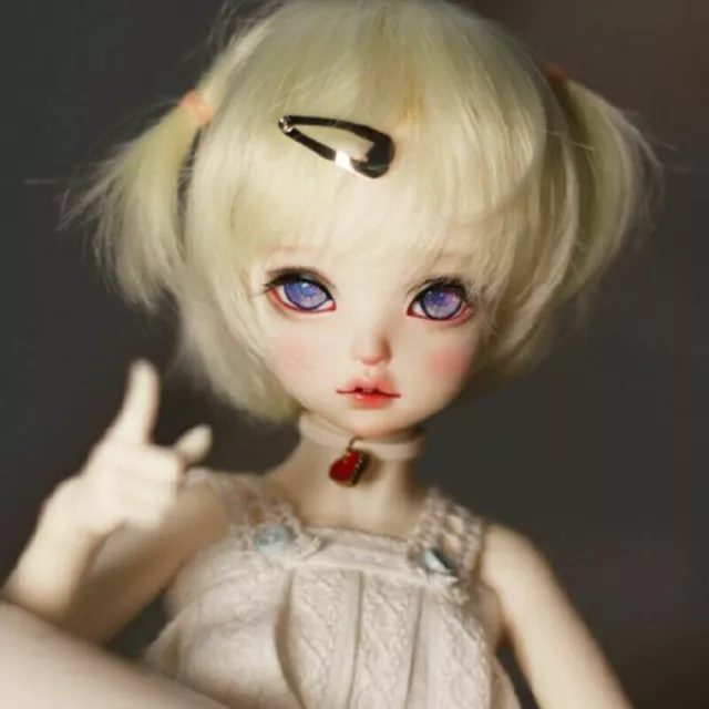 1/6 BJD Doll Cute Girl FULL SET Ball Jointed Doll Eyes Face Make up Wig Hair