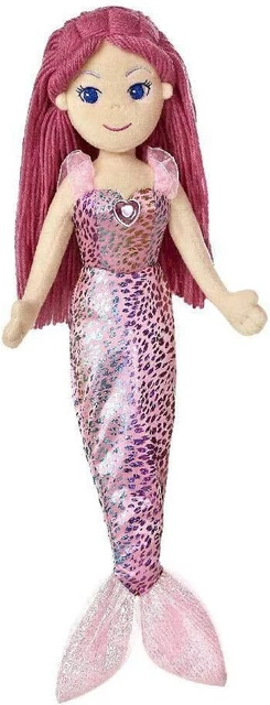 AURORA LICENSED PLUSH - Sea Sprites Rag Doll Mermaid Maryn 18