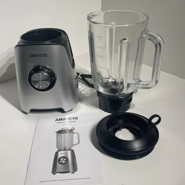 AMEIFU Glass Smoothie Blender for Kitchen 750W, Professional