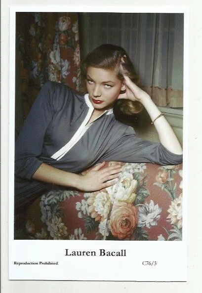 (Bx31) Lauren Bacall Swiftsure Photo Postcard (C76/3) Filmstar Pin Up Glamor