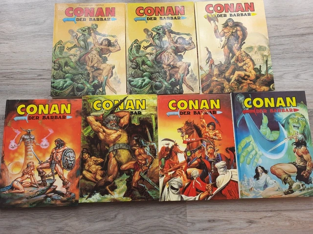 Conan der Barbar 1 - 6 HC Hethke 1982 Roy THOMAS Steve BUSCEMA + lim. Nachdruck
