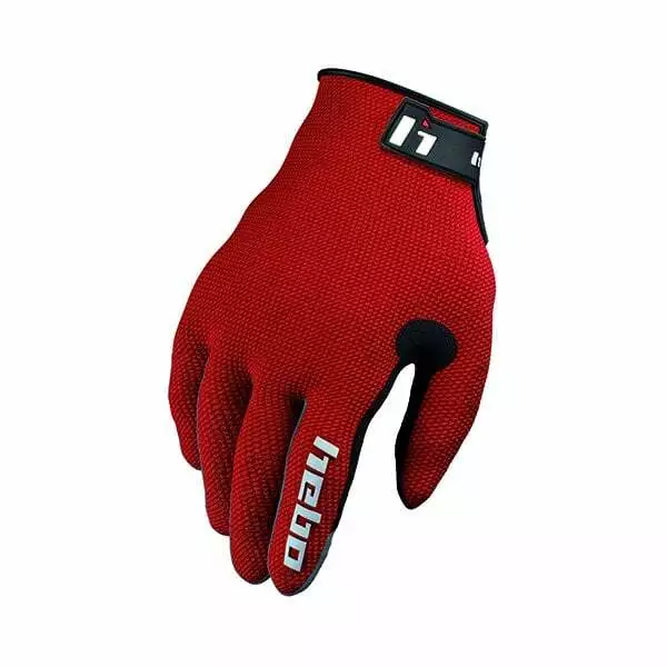 Hebo 2022 Adults Team Racing IV Trials Motorcycle Motor Bike Gloves - Red