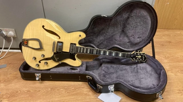 Hagstrom Viking Deluxe Hollow Body Electric Guitar W/Case