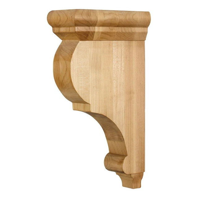 Una mecha de madera - 3"" W x 6-1/2"" D x 12"" H mecha suave de madera de goma