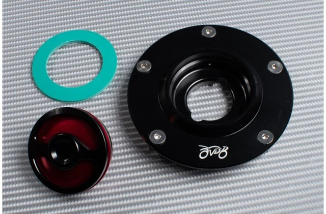 Bouchon Réservoir Rapide Sans Clé AVDB-moto - Rouge | Compatible Kawasaki Z1000 Versys ER6