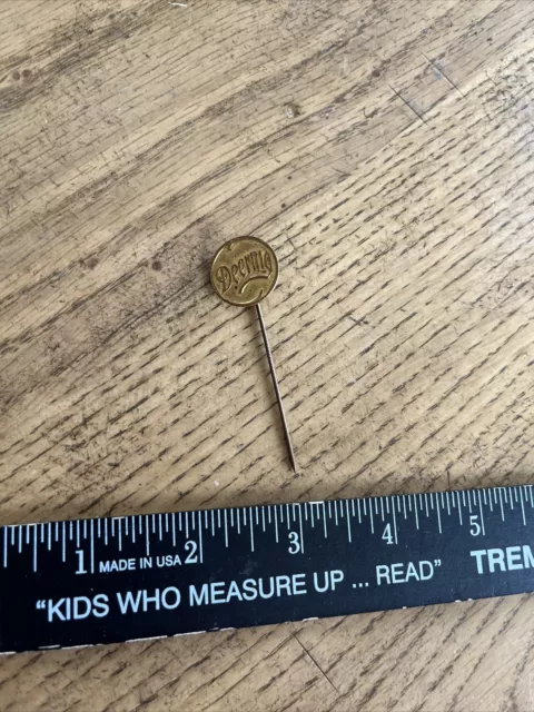 Early Original McCormick Deering Tractor Co Advertising Stick Pin