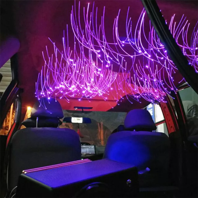 1000PCS LED Fiber Optic Kit Car Headliner Starlights Ceiling Light Home Decor 3