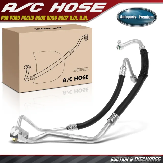 A/C Suction & Discharge Hose Assembly for Ford Focus 2005 2006 2007 L4 2.0L 2.3L